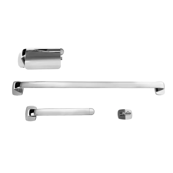 Kit com 4 metais Cromo