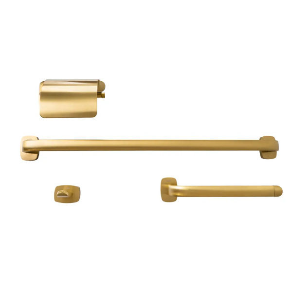 Kit com 4 metais Dourado