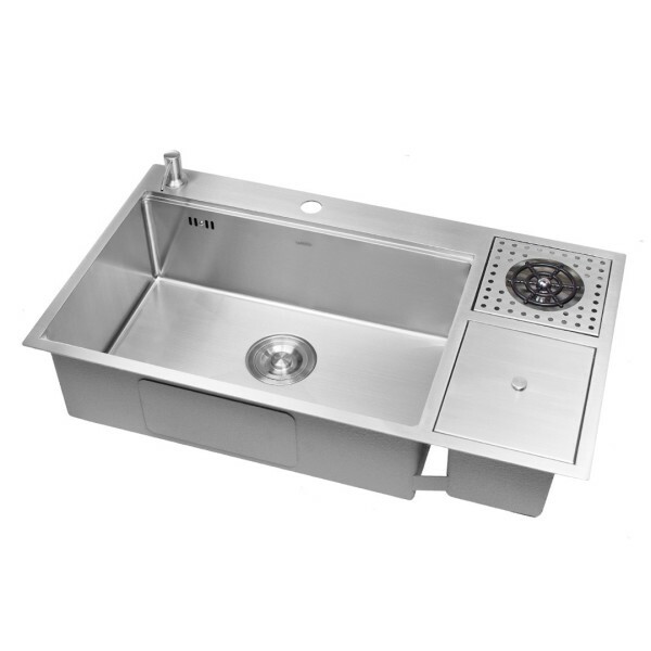 Cuba para Cozinha Munique Welle 81x46x20cm Inox 304