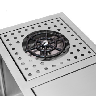 Cuba Munique Welle 81x46x20cm Cozinha Inox 304