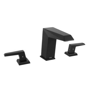 Misturador Duplo Comando Taylor Welle Bica Baixa Preto para Banheiro