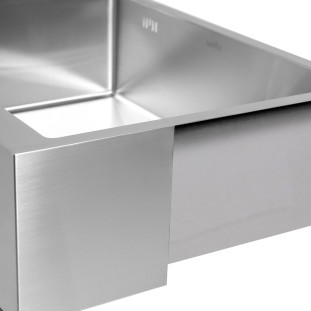 Cuba para Cozinha Farm House Quadrada Welle 75x50x20cm Inox 304