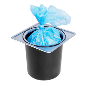 Lixeira 6L Inox Cozinha Welle 25x22x22cm