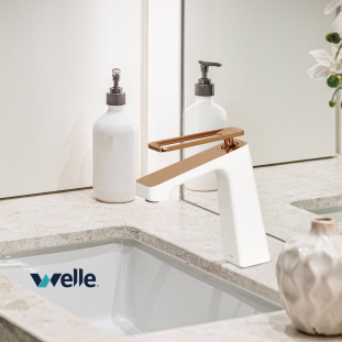 Misturador monocomando Cyrus Welle para banheiro