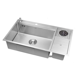 Cuba Munique Welle 81x46x20cm Cozinha Inox 304