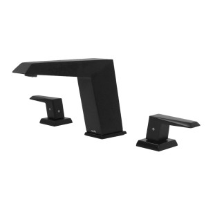 Misturador Duplo Comando Taylor Welle Bica Baixa Preto para Banheiro