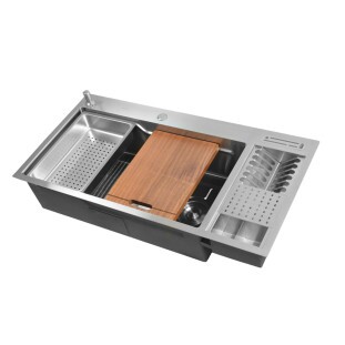 Cuba para Cozinha Istambul Welle 100x51x20cm Inox 304