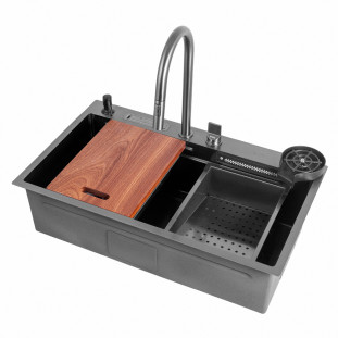 Cuba Barcelona Welle 78x46x22cm Cozinha Inox 304