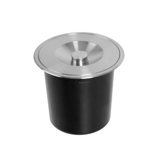 Lixeira 6L Inox Cozinha Welle 22x22x22cm