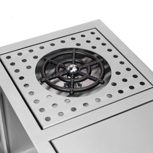 Cuba Munique Welle 81x46x20cm Cozinha Inox 304