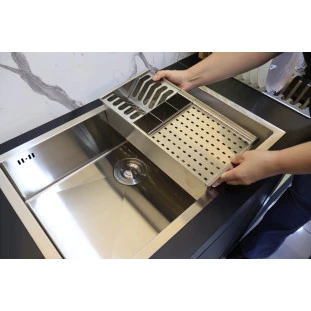 Calha Móvel Welle 42x20cm em Aço Inox 304 Escovado