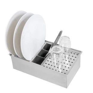 Calha Móvel Welle 42x20cm em Aço Inox 304 Escovado