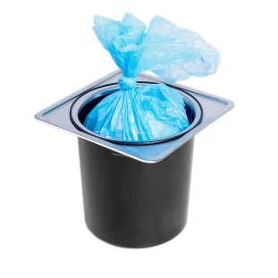 Lixeira 6L Inox Cozinha Welle 25x22x22cm