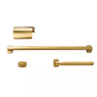 Kit com 4 metais Dourado