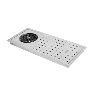 Lava Copos Welle 45x20cm em Aço Inox 304 Escovado