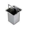Lixeira Inox Cozinha Welle 18x18x22cm