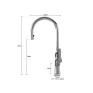 Medidas do Misturador Monocomando Milano Welle com Extensor