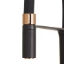 Bico do misturador monocomando Cannes Welle Black Matte